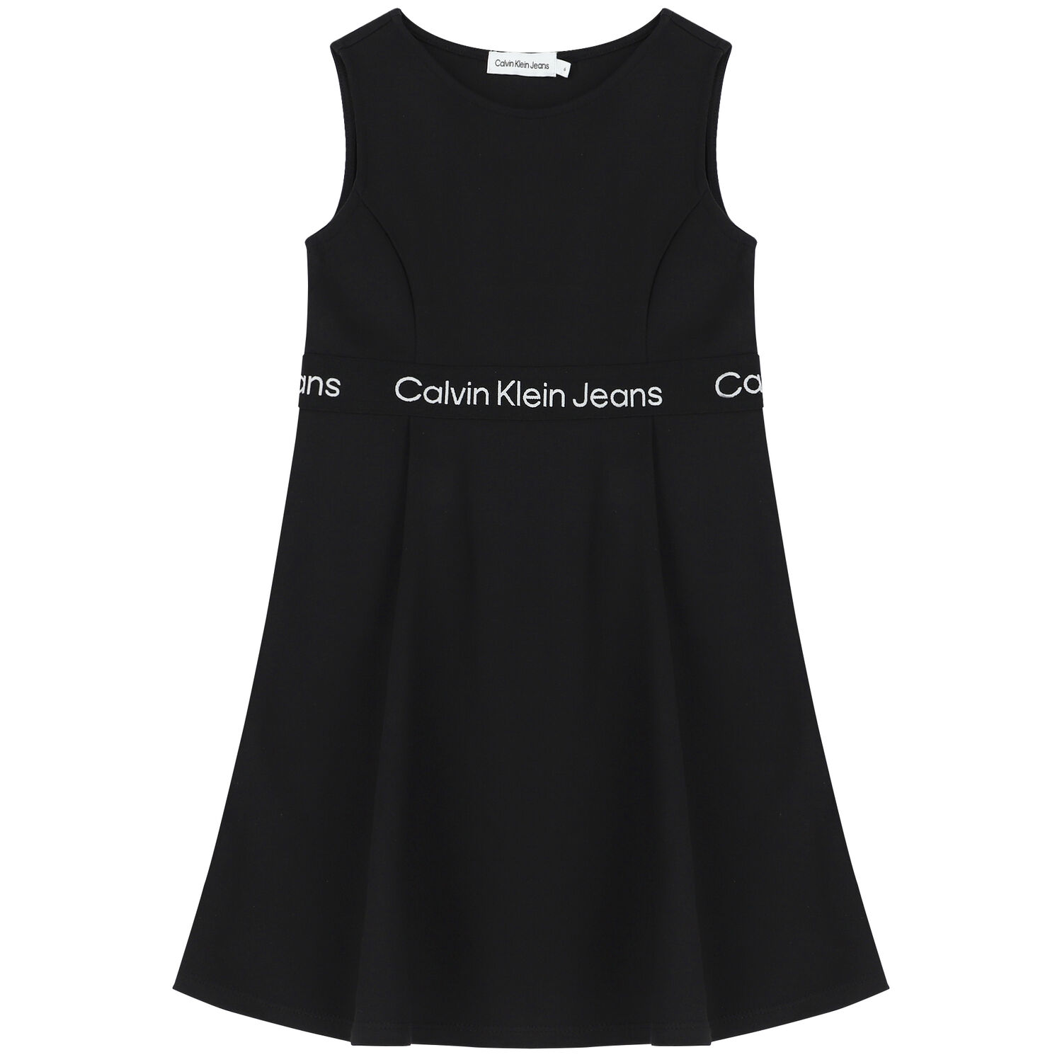 Girls Black Logo Dress, 1, hi-res image number null
