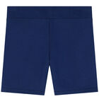 Boys Navy & Khaki Green Logo Shorts, 2, hi-res