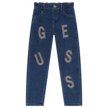 Boys Blue Logo Jeans