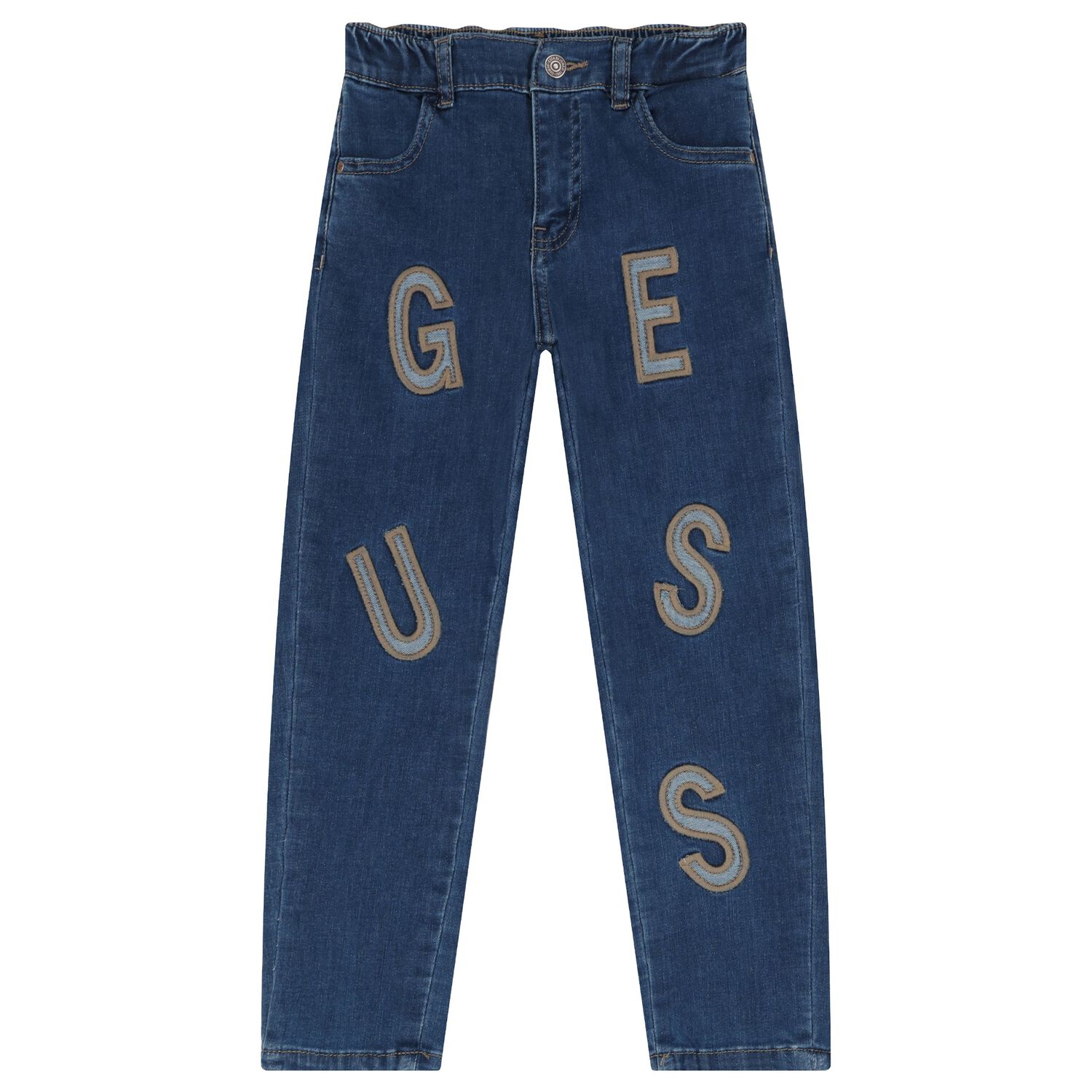 Boys Blue Logo Jeans, 1, hi-res image number null