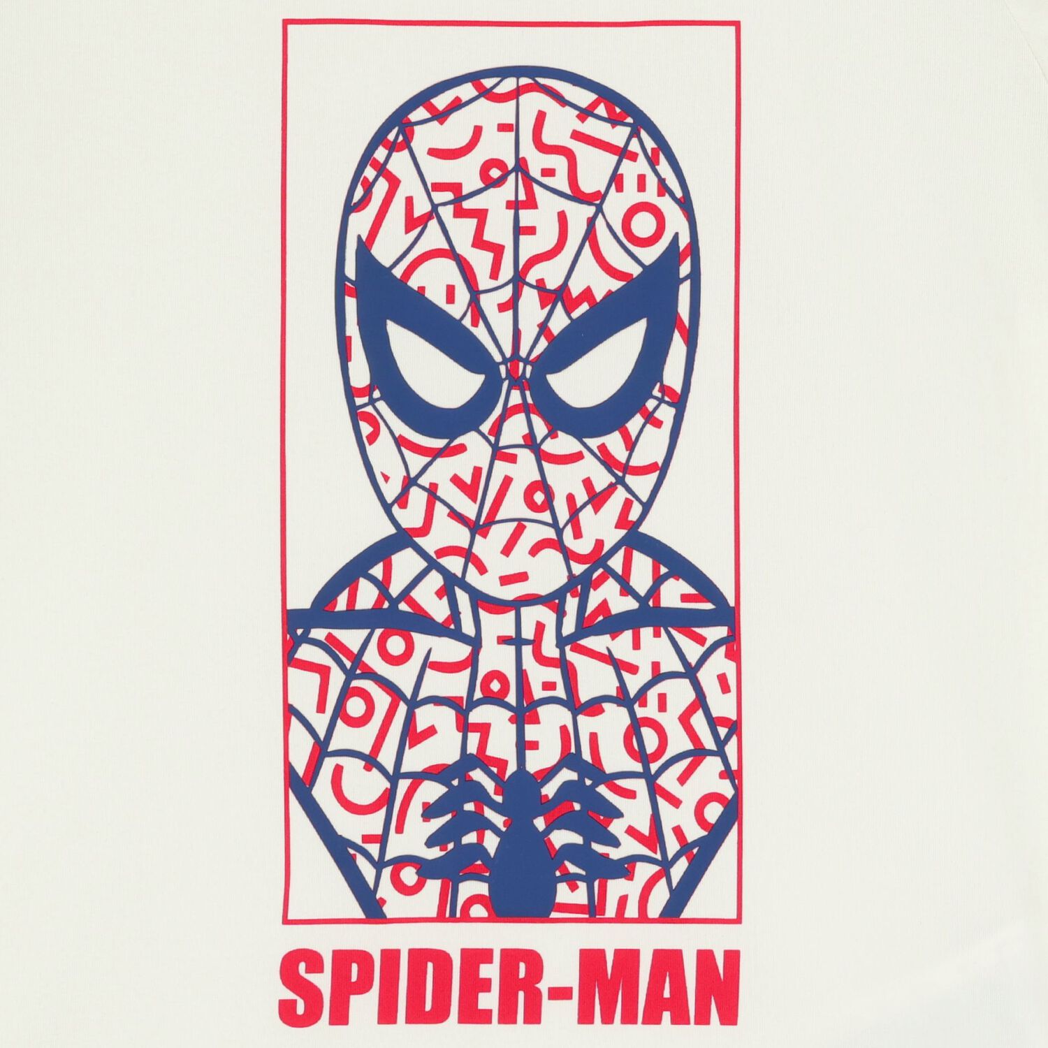 Boys Ivory & Navy Blue Marvel Shorts Set, 1, hi-res