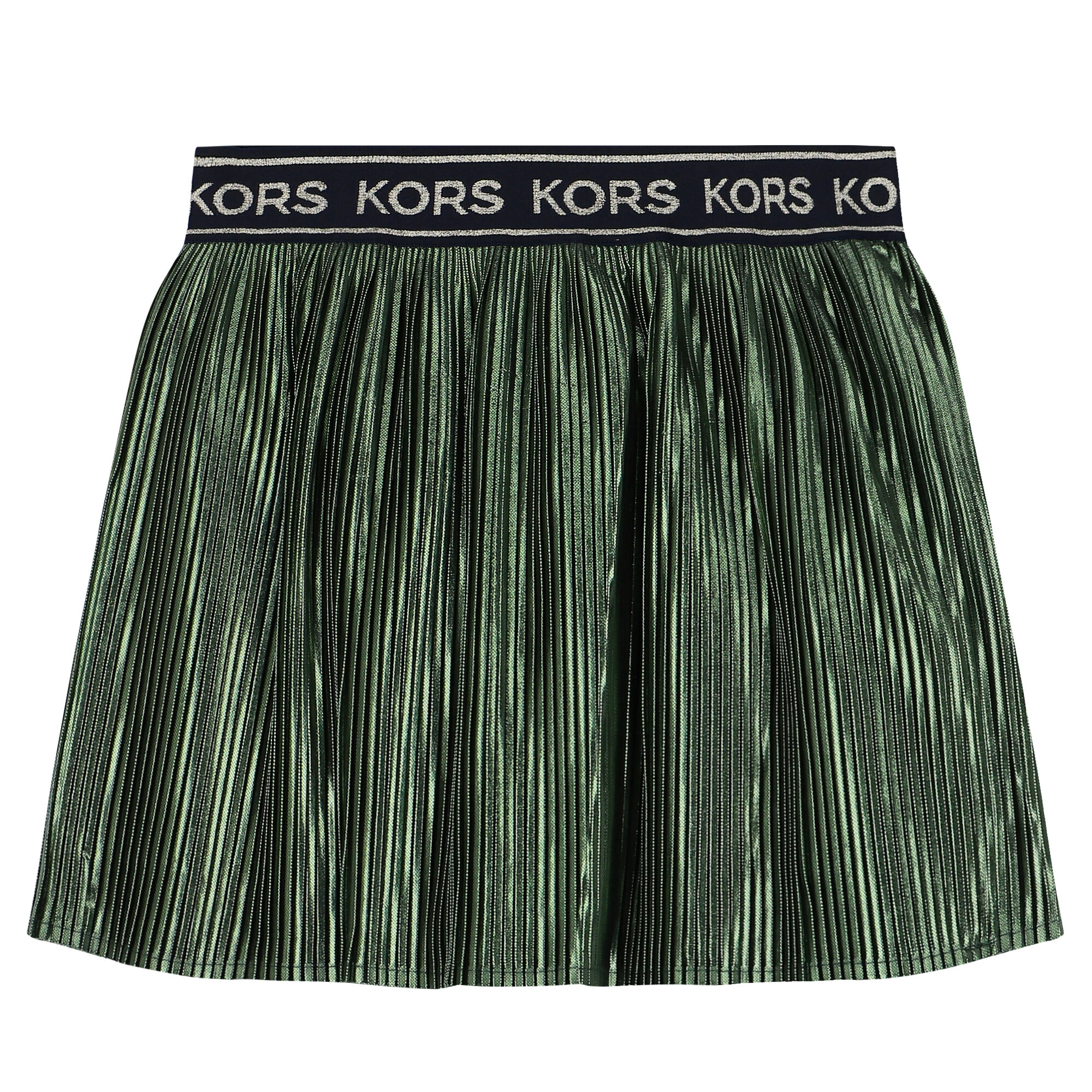 Michael kors green pleated skirt store