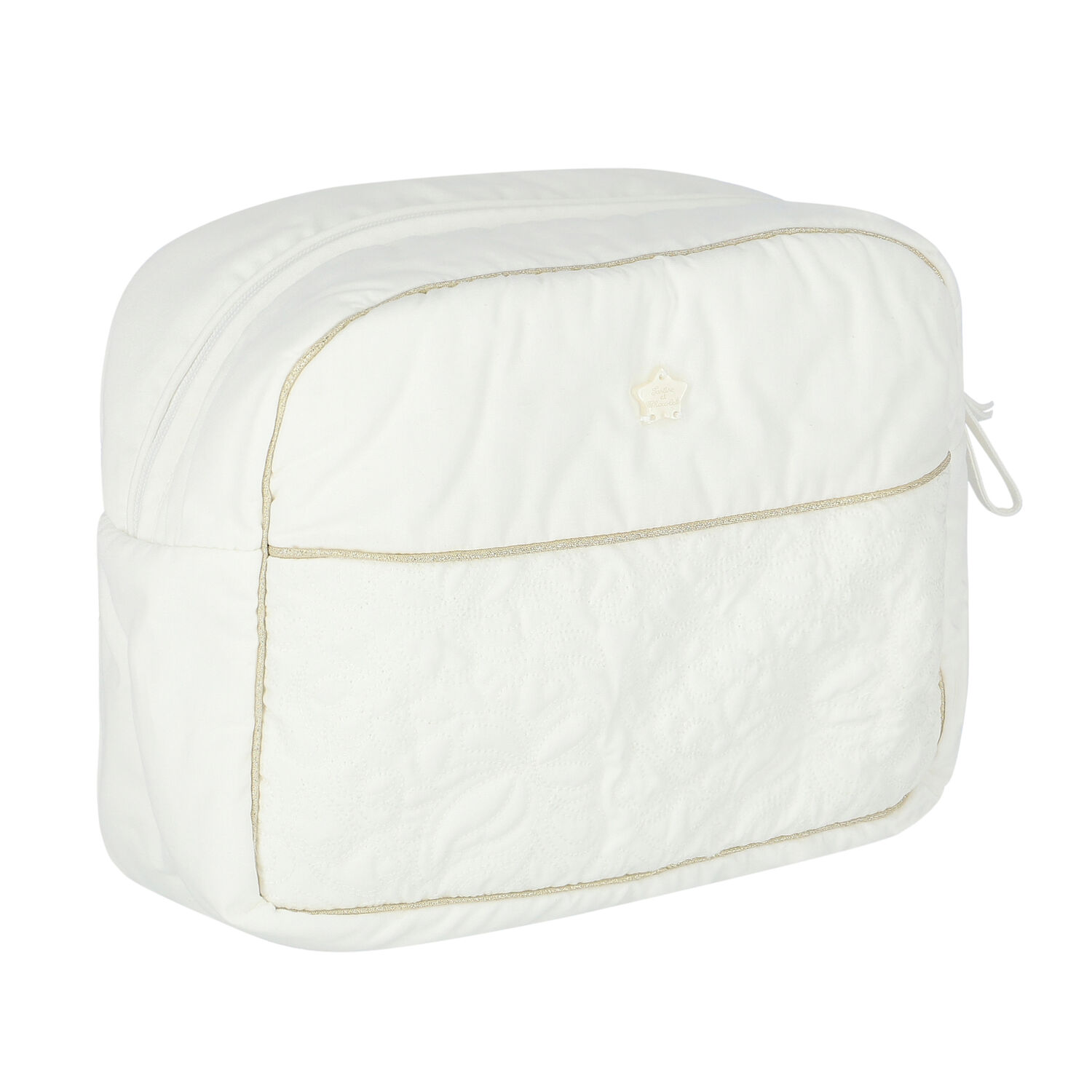 Baby Ivory & Gold Wash Bag, 1, hi-res image number null