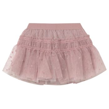 Younger Girls Pink Tulle Skirt