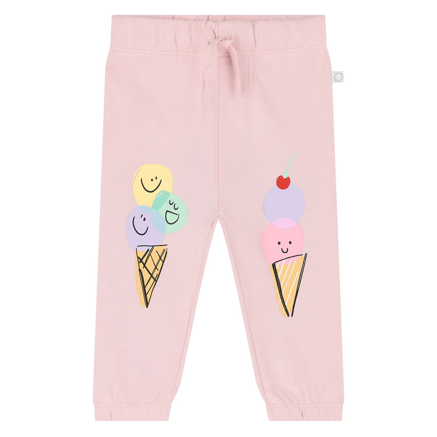 Younger Girls Pink Ice Cream Joggers, 1, hi-res image number null