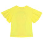 Girls Yellow & Blue T-Shirt, 1, hi-res