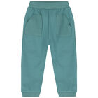 بدلة رياضية أولاد باللون الاخضر والعاجى (2 قطع), 1, hi-res