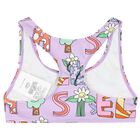 بيكيني بطبعة الزهور باللون البنفسجي للبنات, 1, hi-res