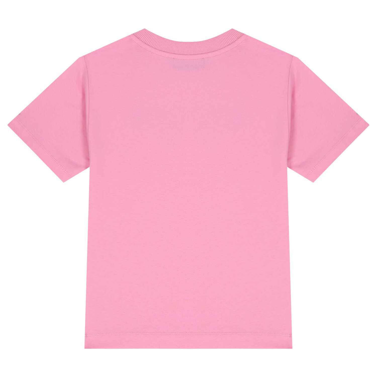 Girls Pink Teddy Bear Logo T-Shirt, 2, hi-res