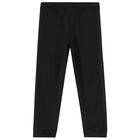 Boys Black Logo Joggers, 1, hi-res