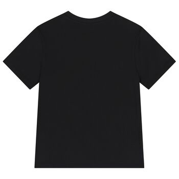 Boys Black Yeti T-Shirt