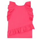 Girls Pink Logo Top, 1, hi-res