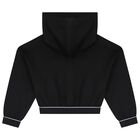 Girls Black Logo Trousers Set, 1, hi-res