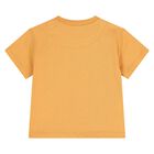 طقم شورت أبيض وبرتقالي وأزرق للأولاد الصغار, 2, hi-res