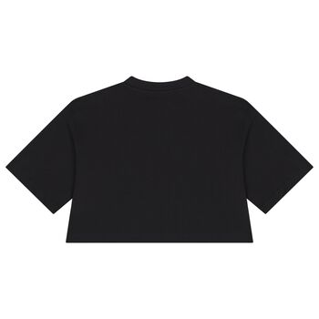 Girls Black Logo T-Shirt