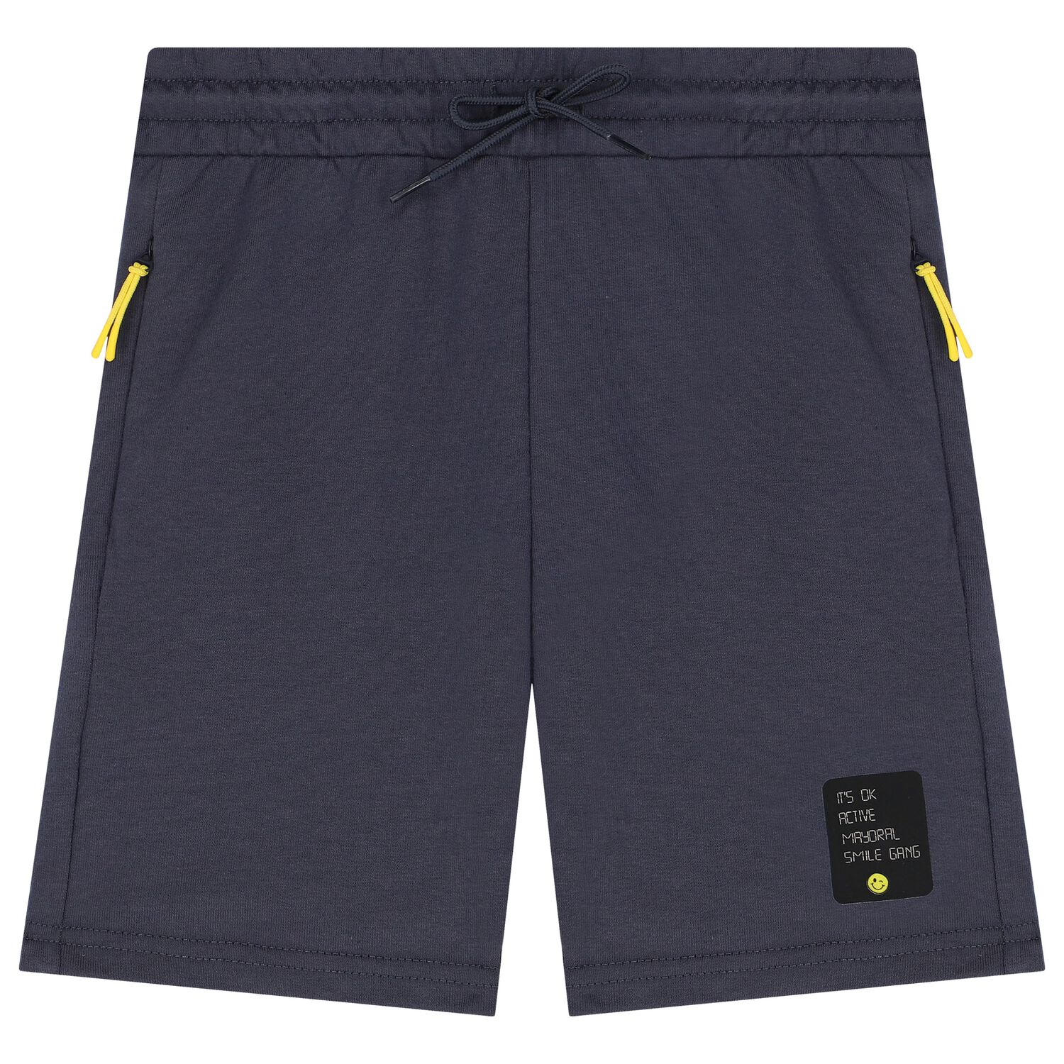 Boys Navy Blue Logo Shorts, 2, hi-res image number null