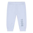 Baby Boys Blue & White Tracksuit Gift Set, 1, hi-res