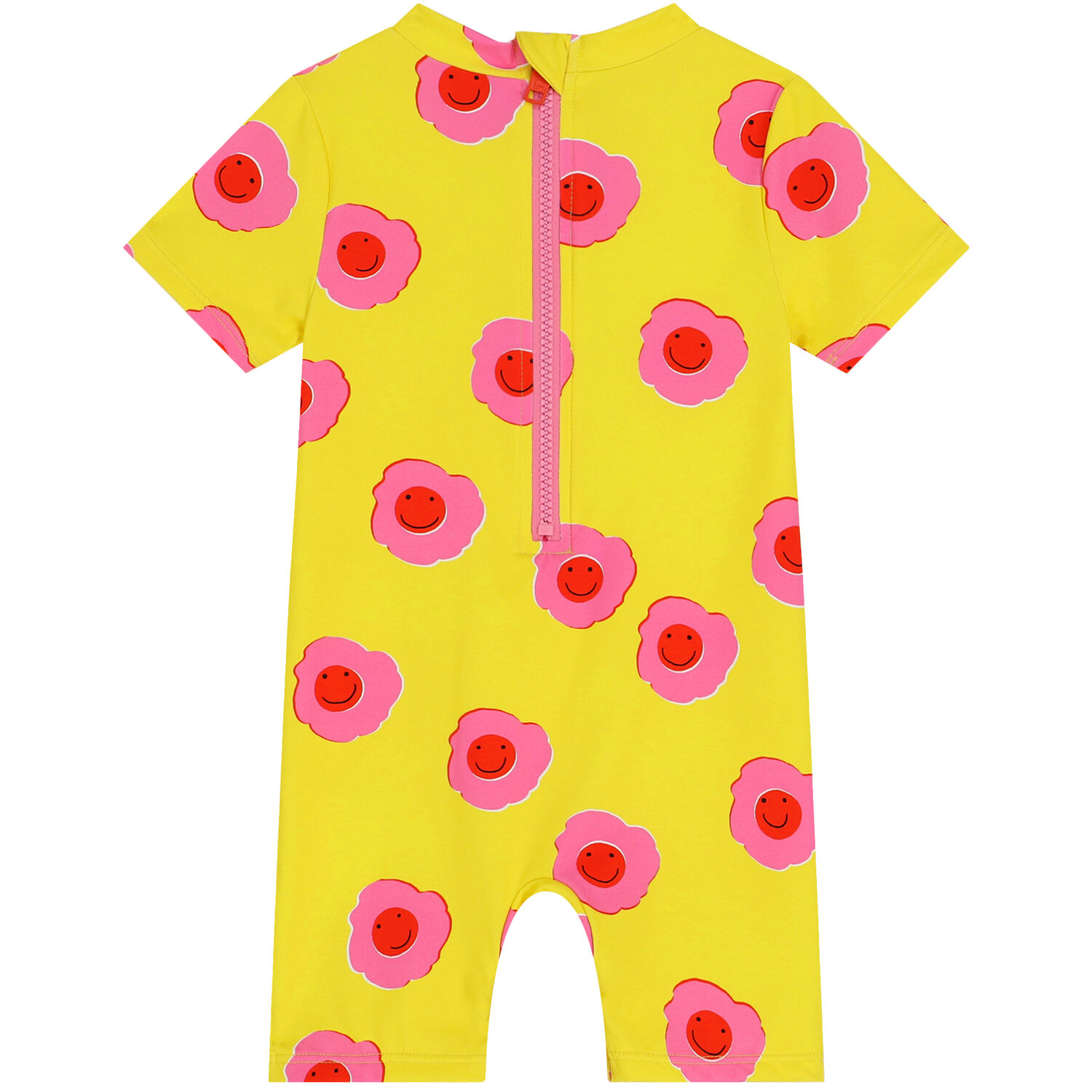 Younger Girls Yellow Flower Sun Suit, 1, hi-res