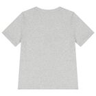 Boys Grey Logo T-Shirt, 5, hi-res