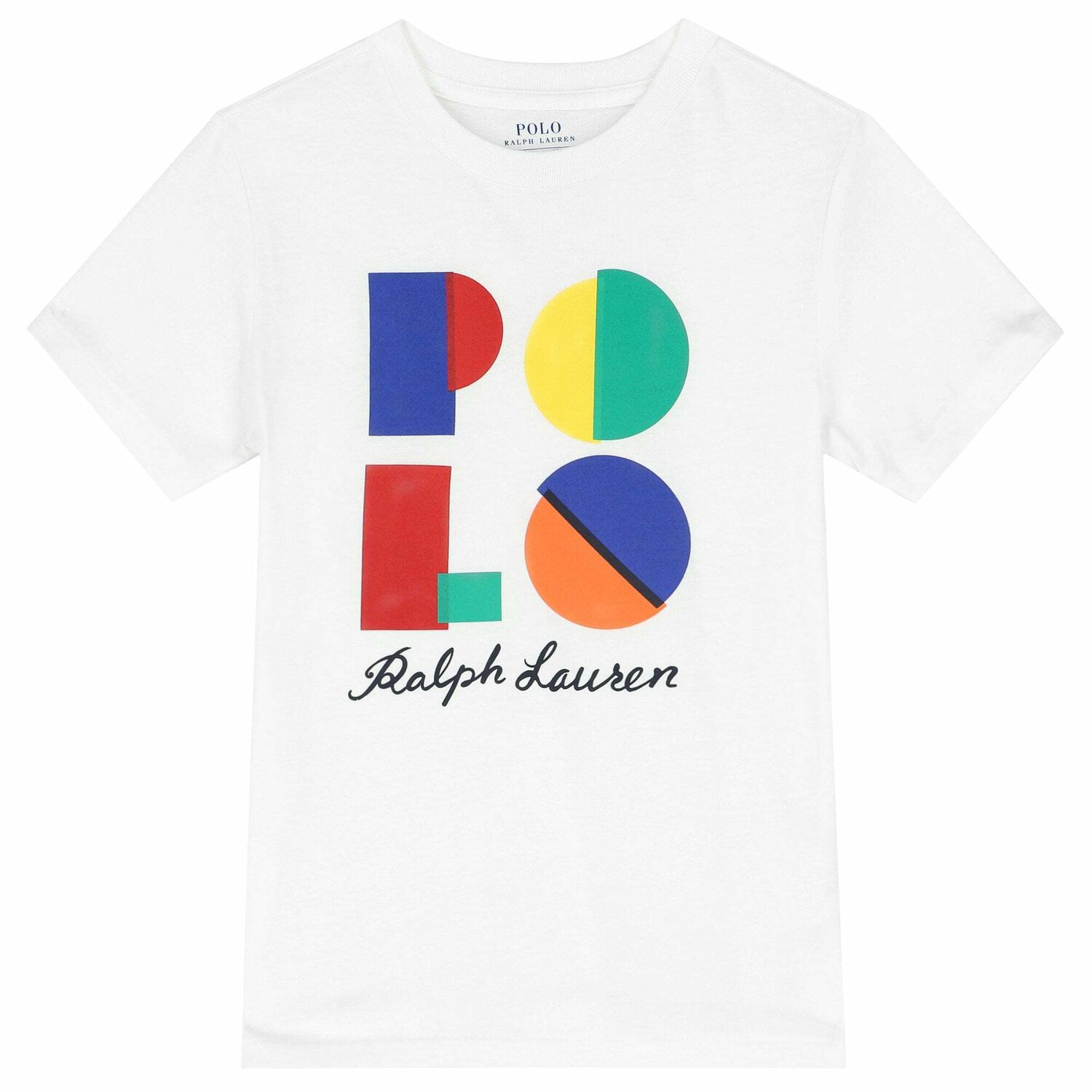 تيشيرت بالشعار باللون الابيض للبنات, 1, hi-res