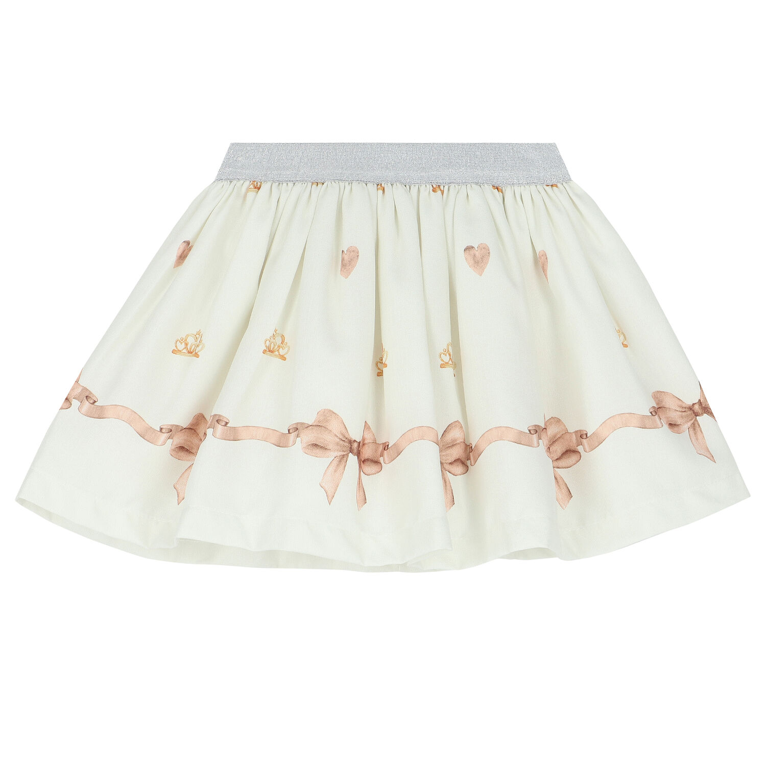 Girls Ivory Skirt Set, 3, hi-res