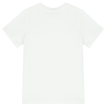 Boys White Logo T-Shirt