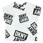 Girls White Logo T-Shirt, 1, hi-res