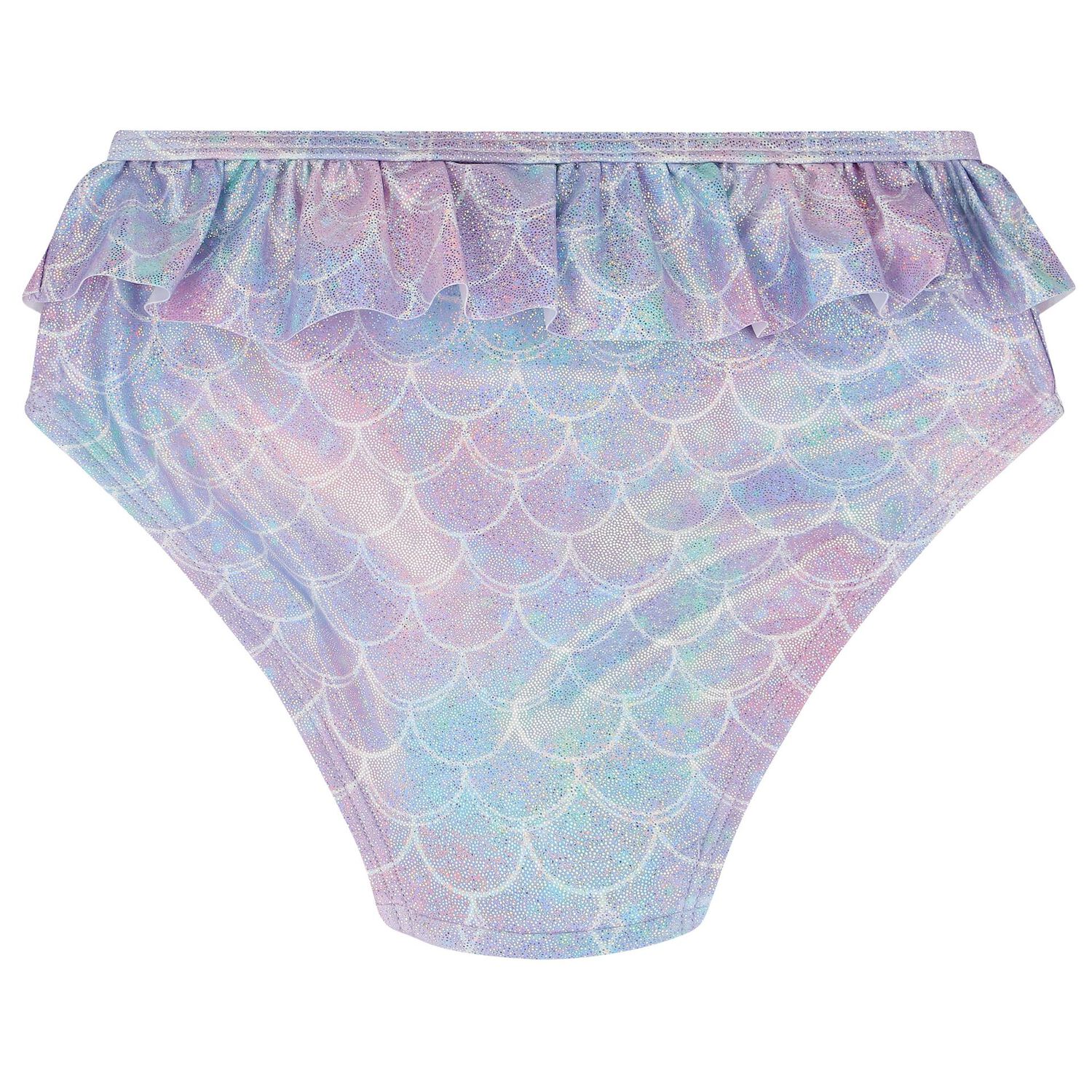 Girls Purple & Blue Metallic Mermaid Bikini, 1, hi-res image number null