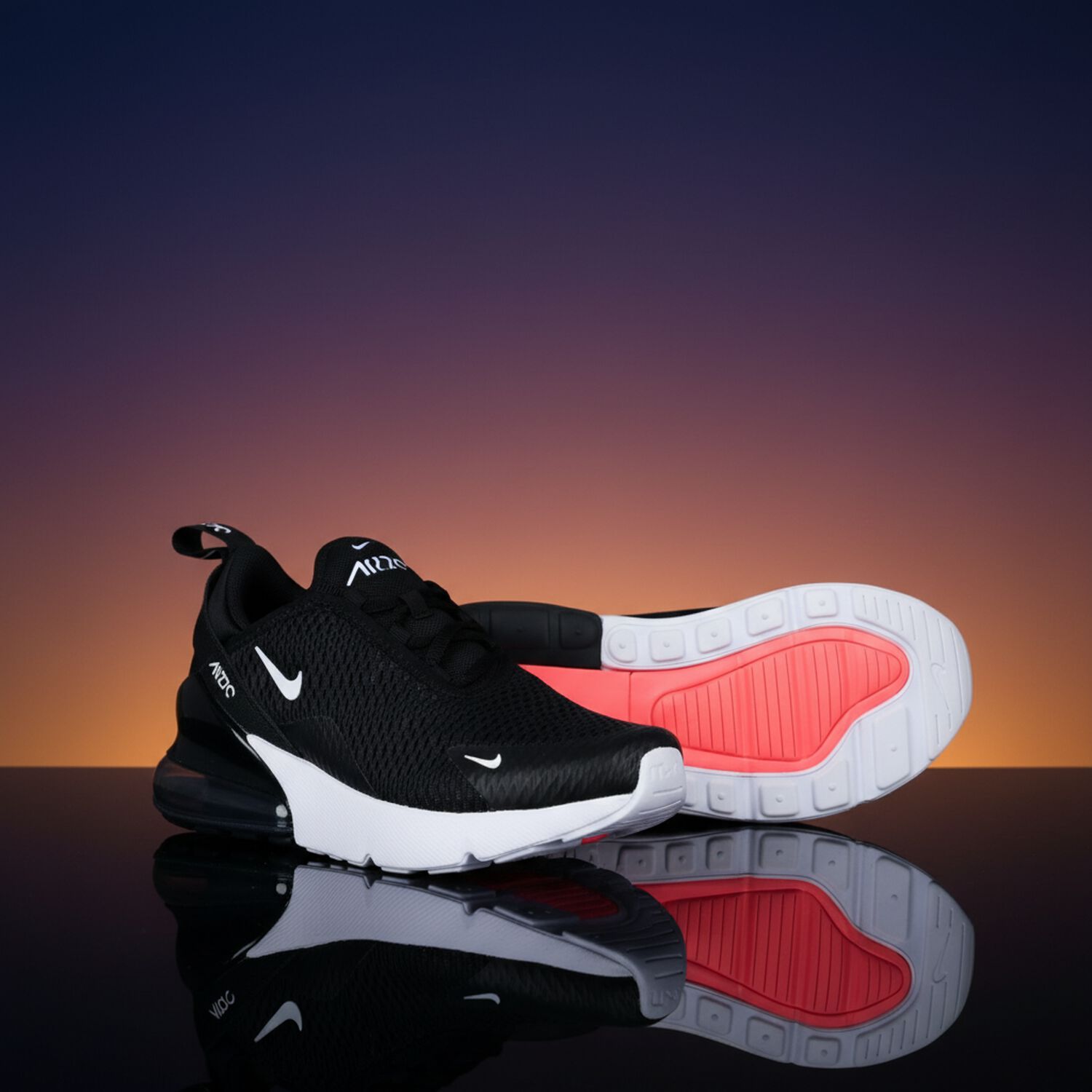 Black & White Air Max 270, 1, hi-res