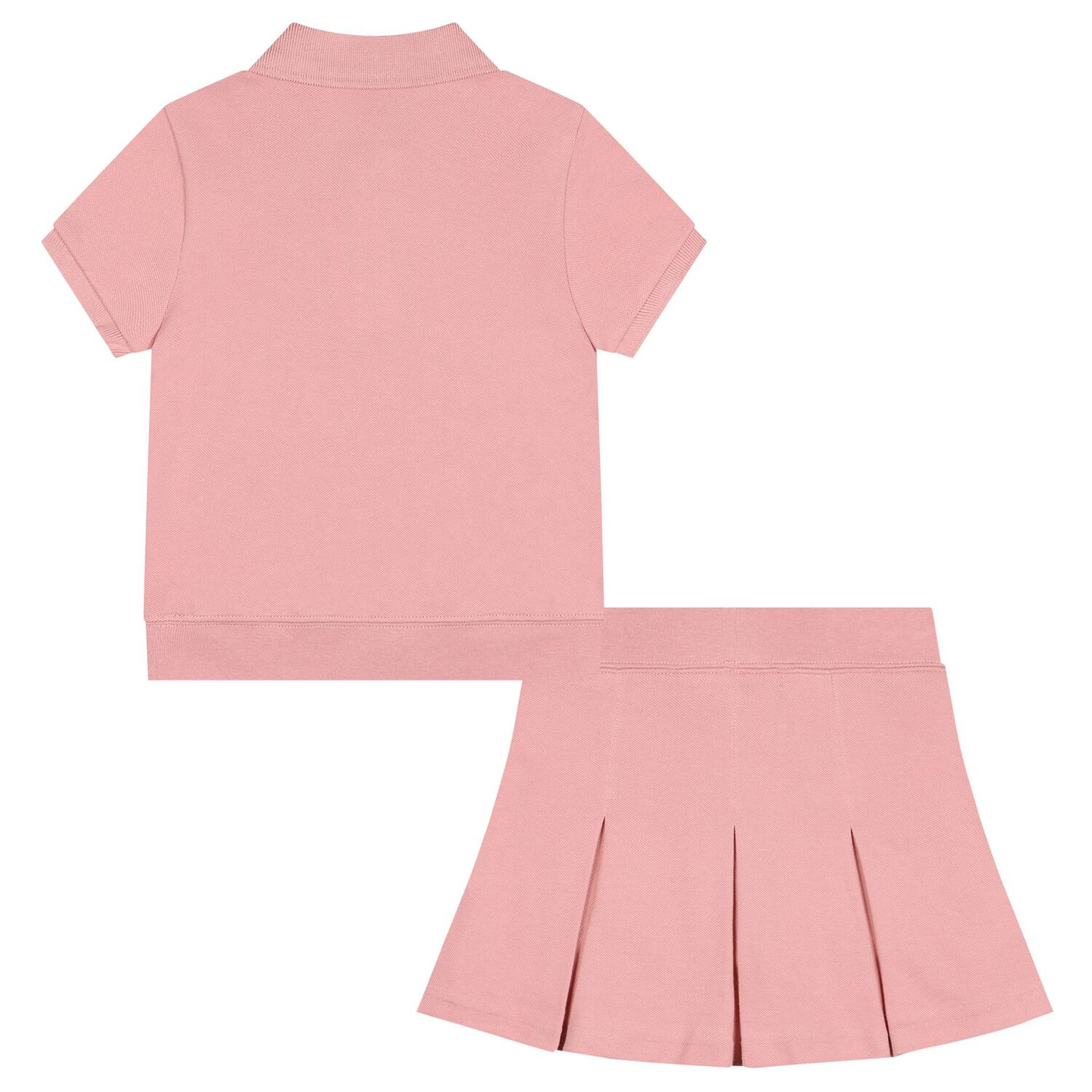 Girls Pink Logo Skort Set, 1, hi-res