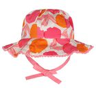 Baby Girls Reversible Hat , 1, hi-res