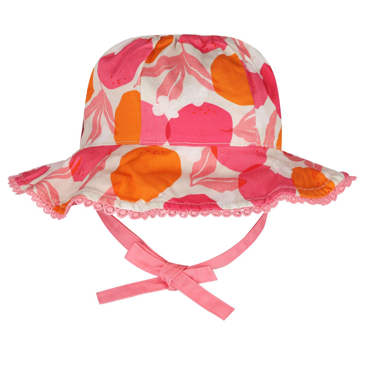 Baby Girls Reversible Hat , 1, hi-res