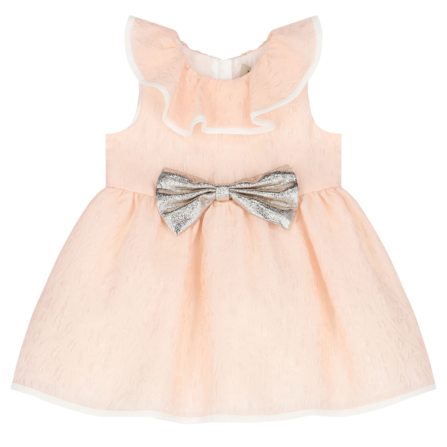 Baby Girls Pink Organza Dress Set, 1, hi-res