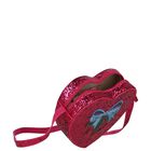 حقيبه يد للبنات مزينه بفيونكه وكريز باللون الوردى , 1, hi-res