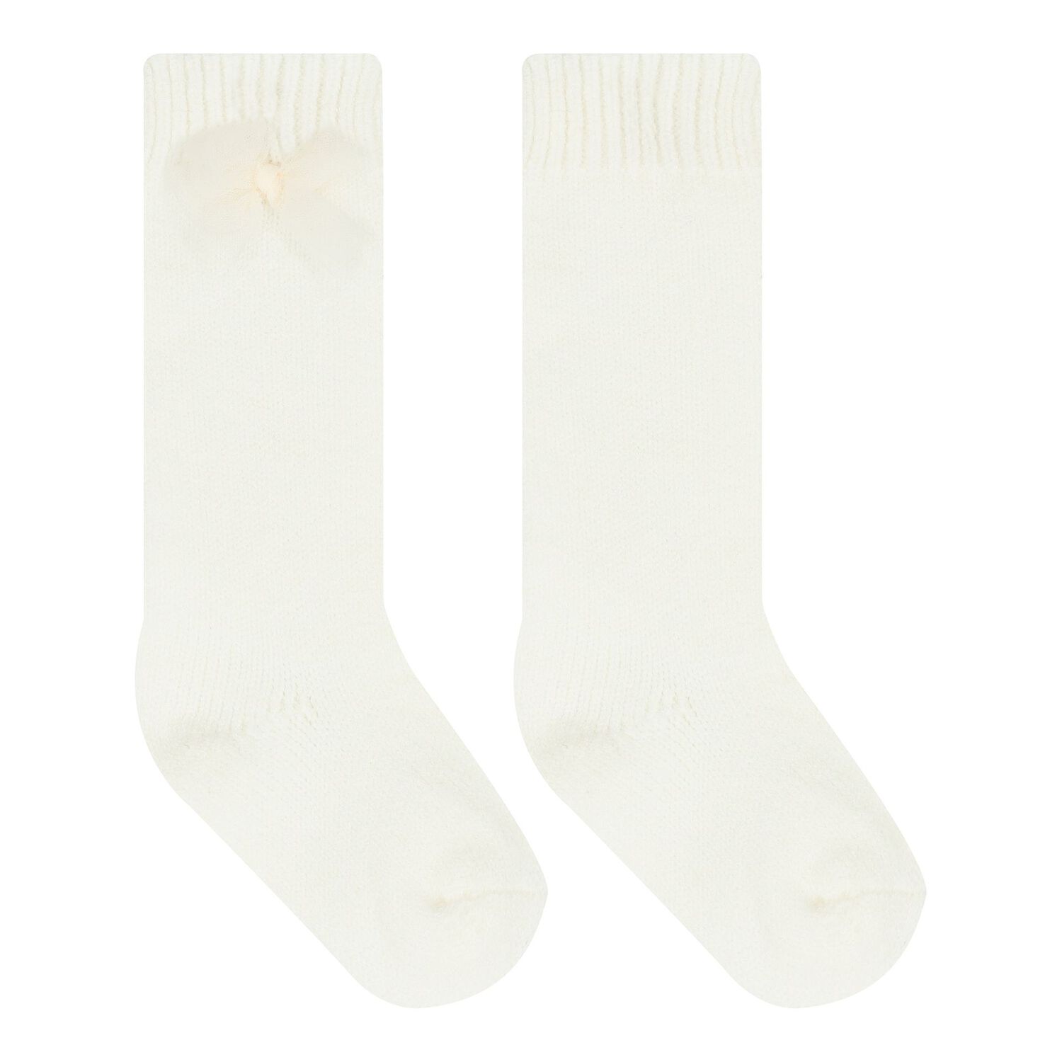 Baby Girls Ivory & Beige Tulle Dress Set, 2, hi-res