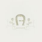 Girls Ivory & Gold Logo Dress, 1, hi-res