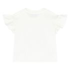 Younger Girls Ivory & Pink Teddy Bear Skirt Set, 1, hi-res