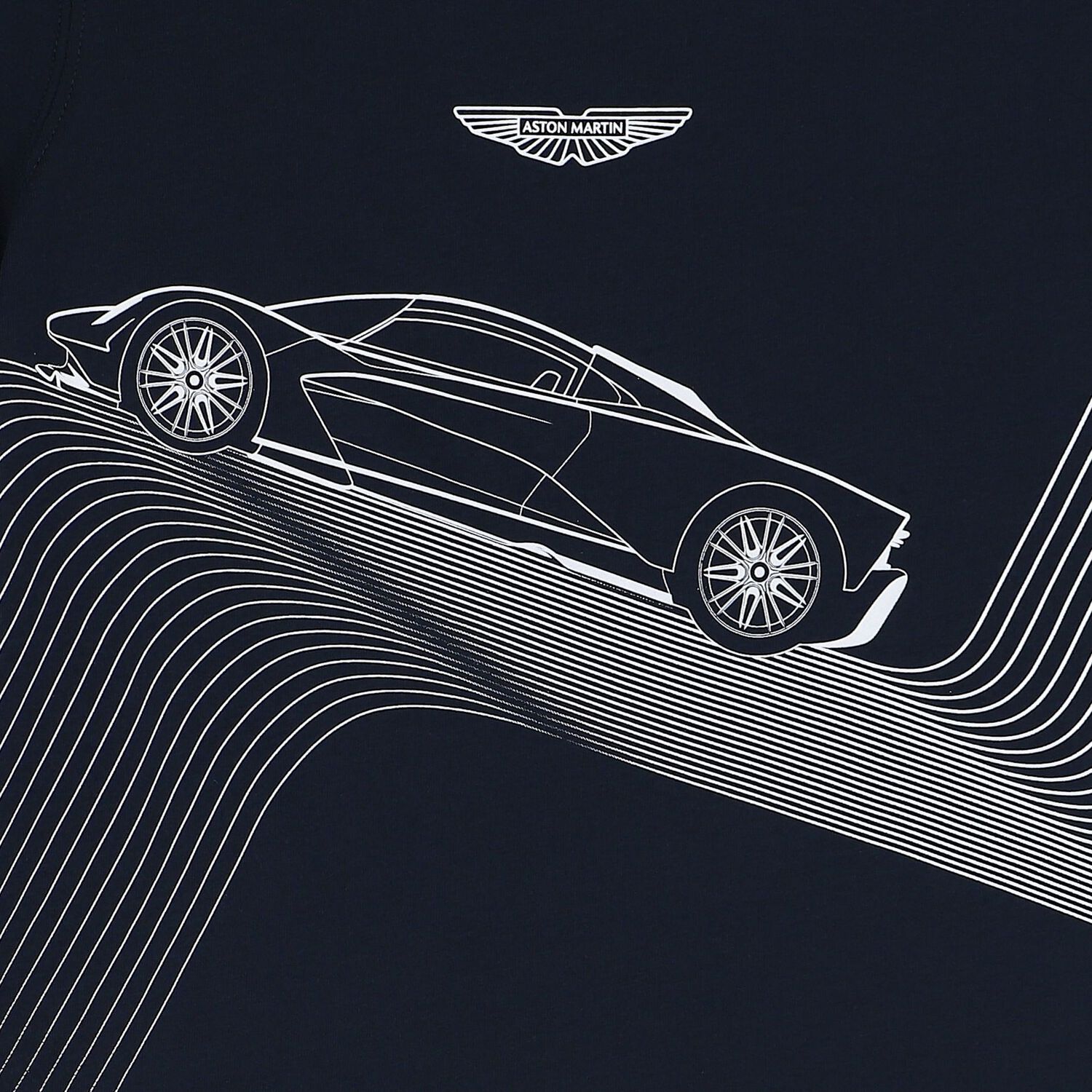 تيشيرت اولاد بالشعار باللون الكحلي , 1, hi-res