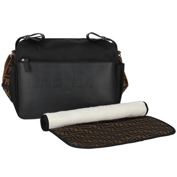 Black Logo Changing Bag