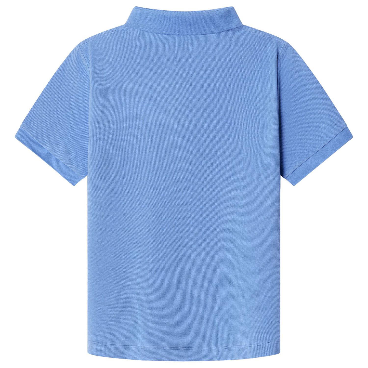 Boys Blue Logo Polo Shirt , 1, hi-res