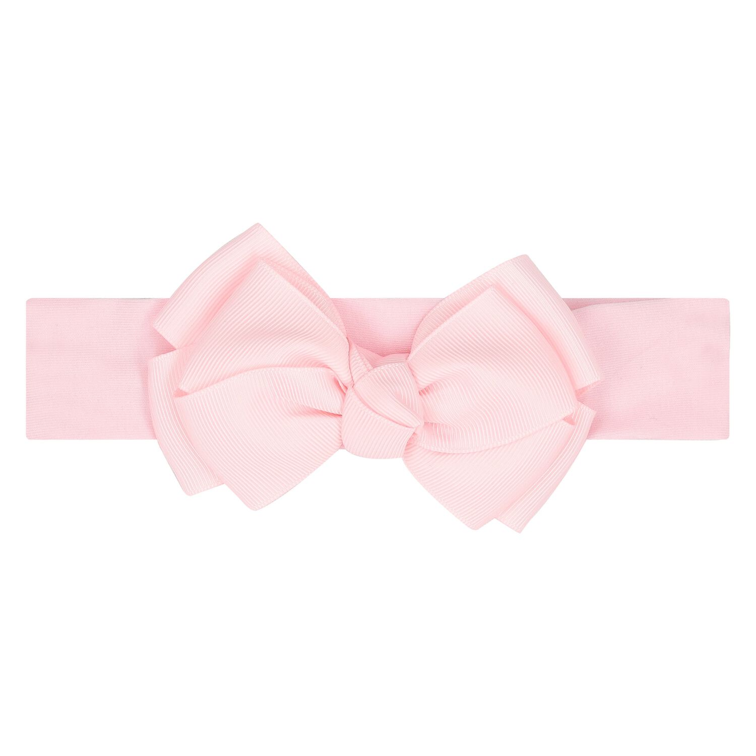 Baby Girls Pink Bow Headband, 4, hi-res