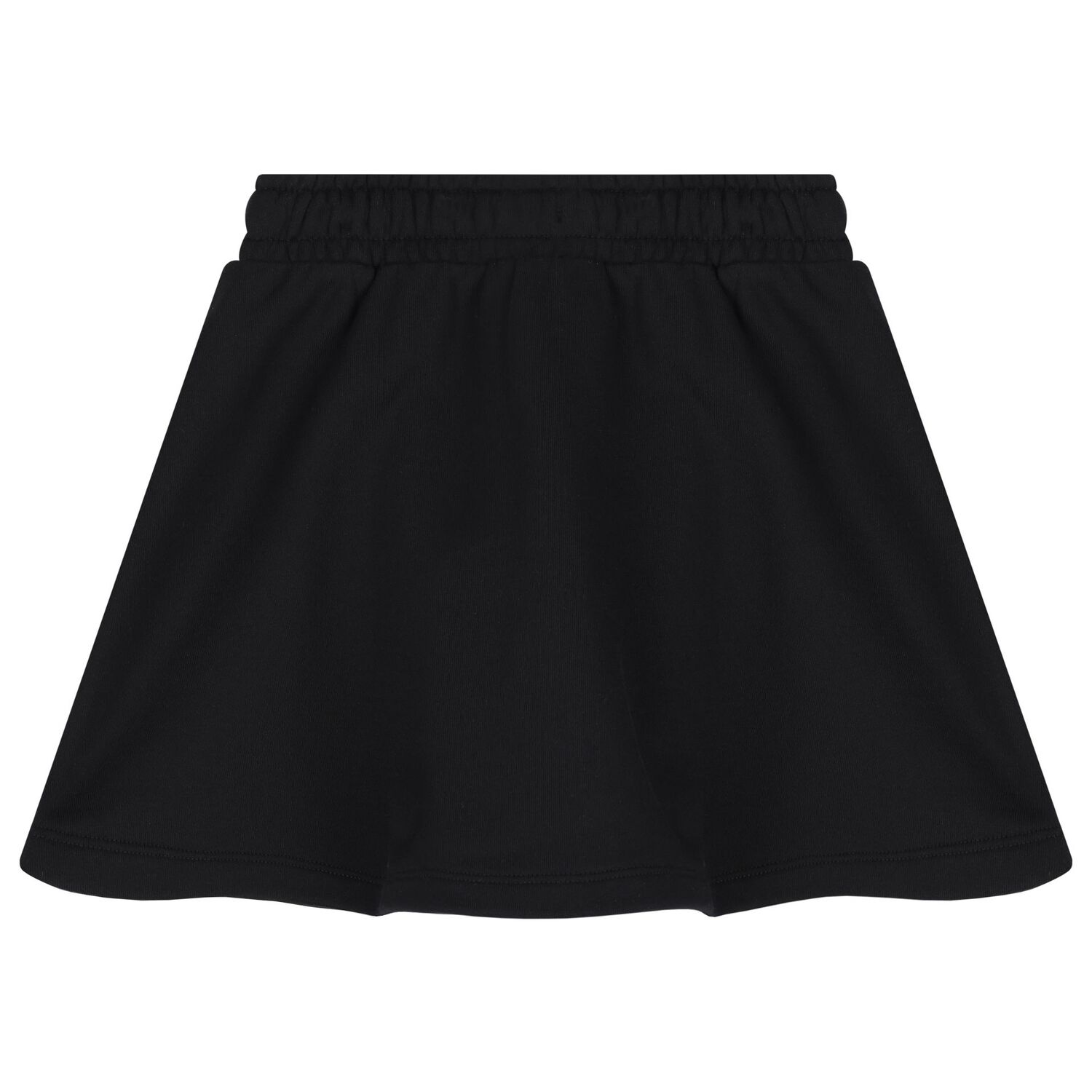 Girls Black Logo Skirt, 2, hi-res