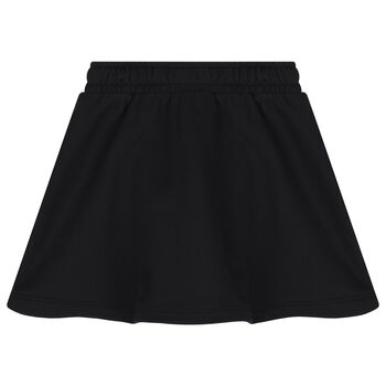 Girls Black Logo Skirt