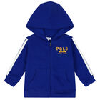 Baby Boys Blue & White Logo 3 Piece Tracksuit, 1, hi-res