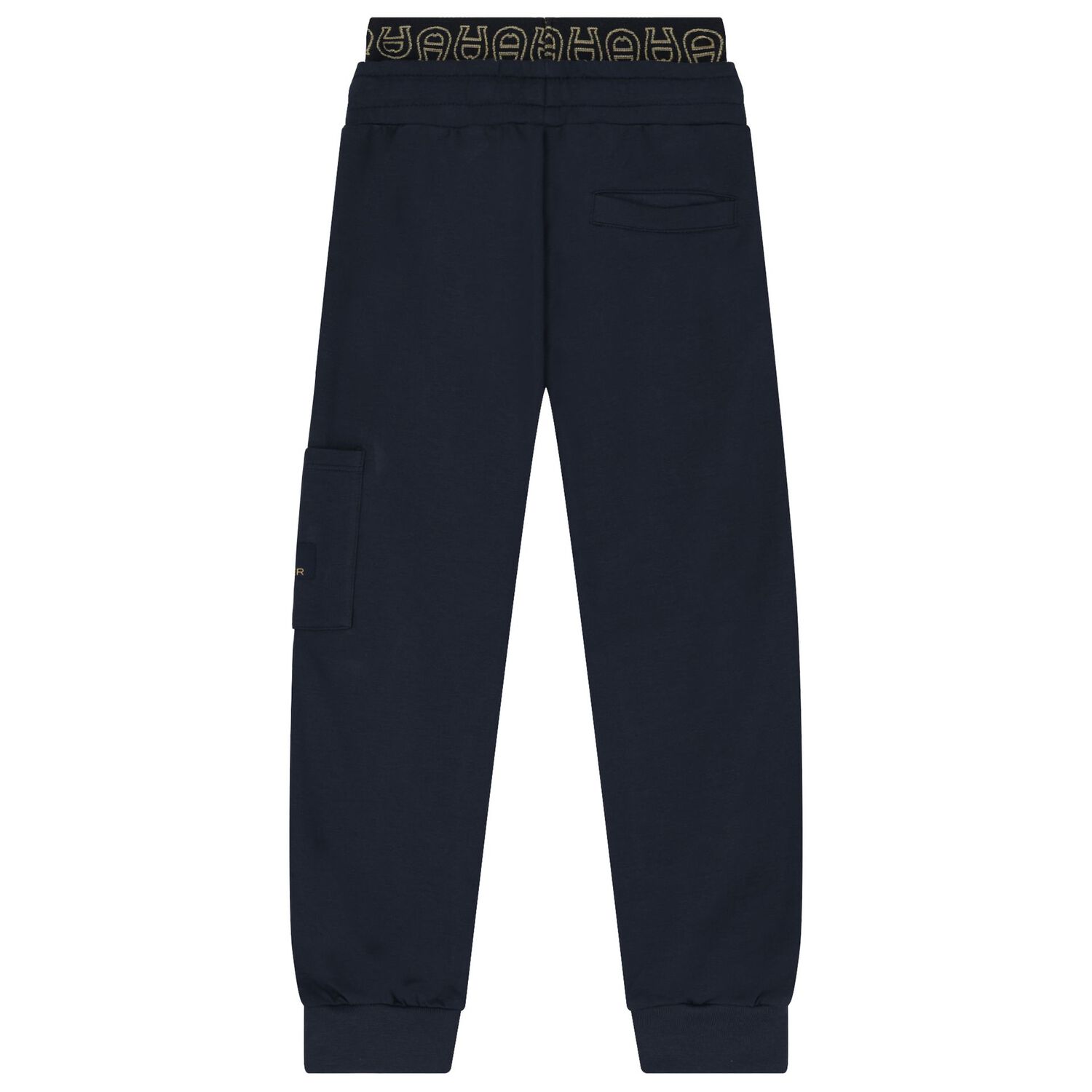 بنطلون أولاد رياضي بالشعار باللون   الكحلي, 1, hi-res