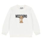 Younger White Teddy Bear Logo Sweatshirt, 1, hi-res