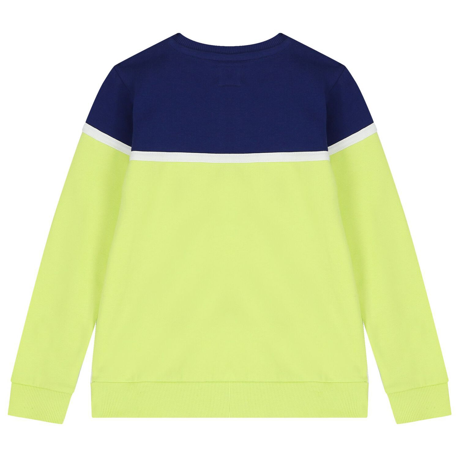 Boys Blue & Green Logo Sweatshirt, 1, hi-res