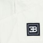 Boys White Logo Shorts , 1, hi-res