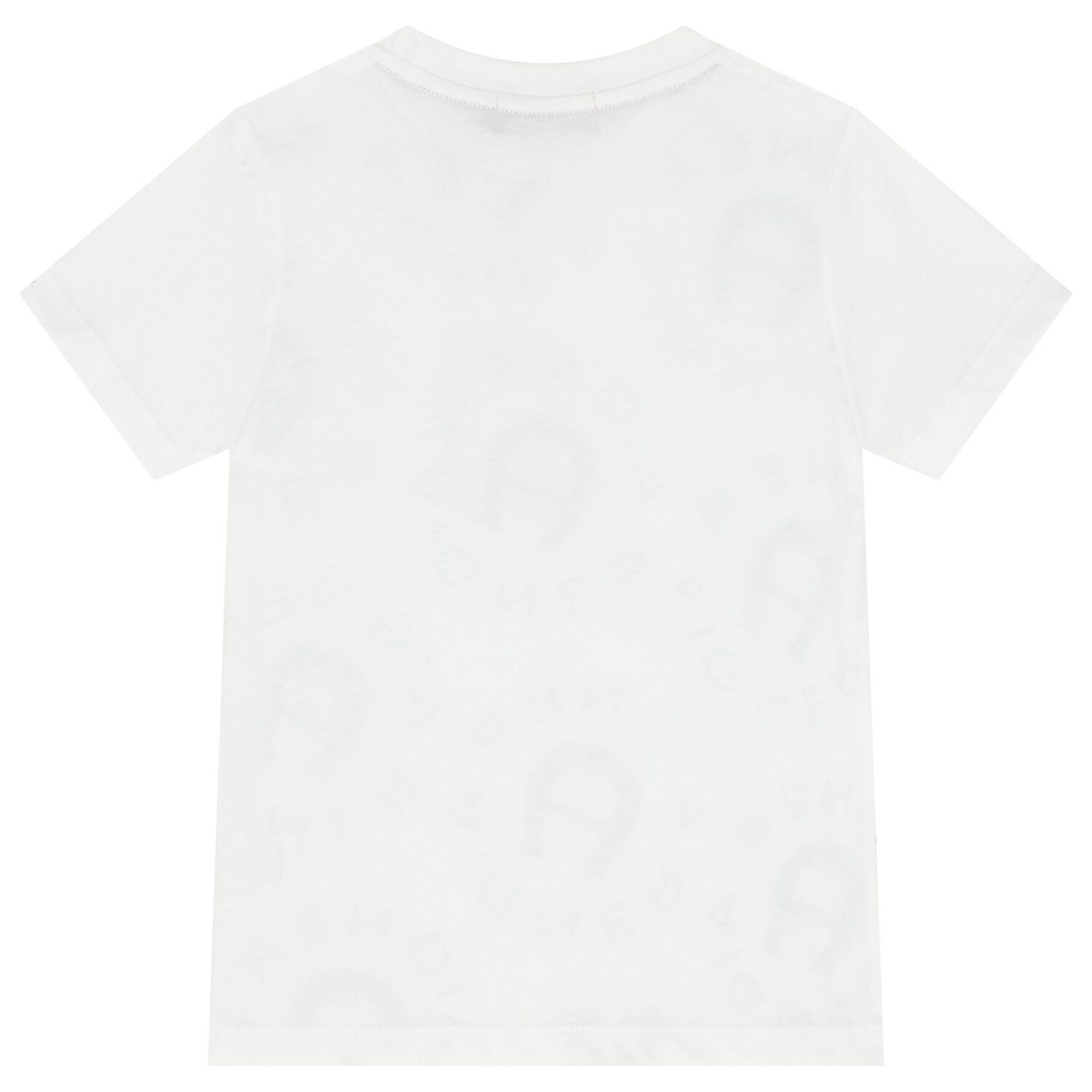Boys White & Navy Blue Logo T-Shirt, 1, hi-res image number null