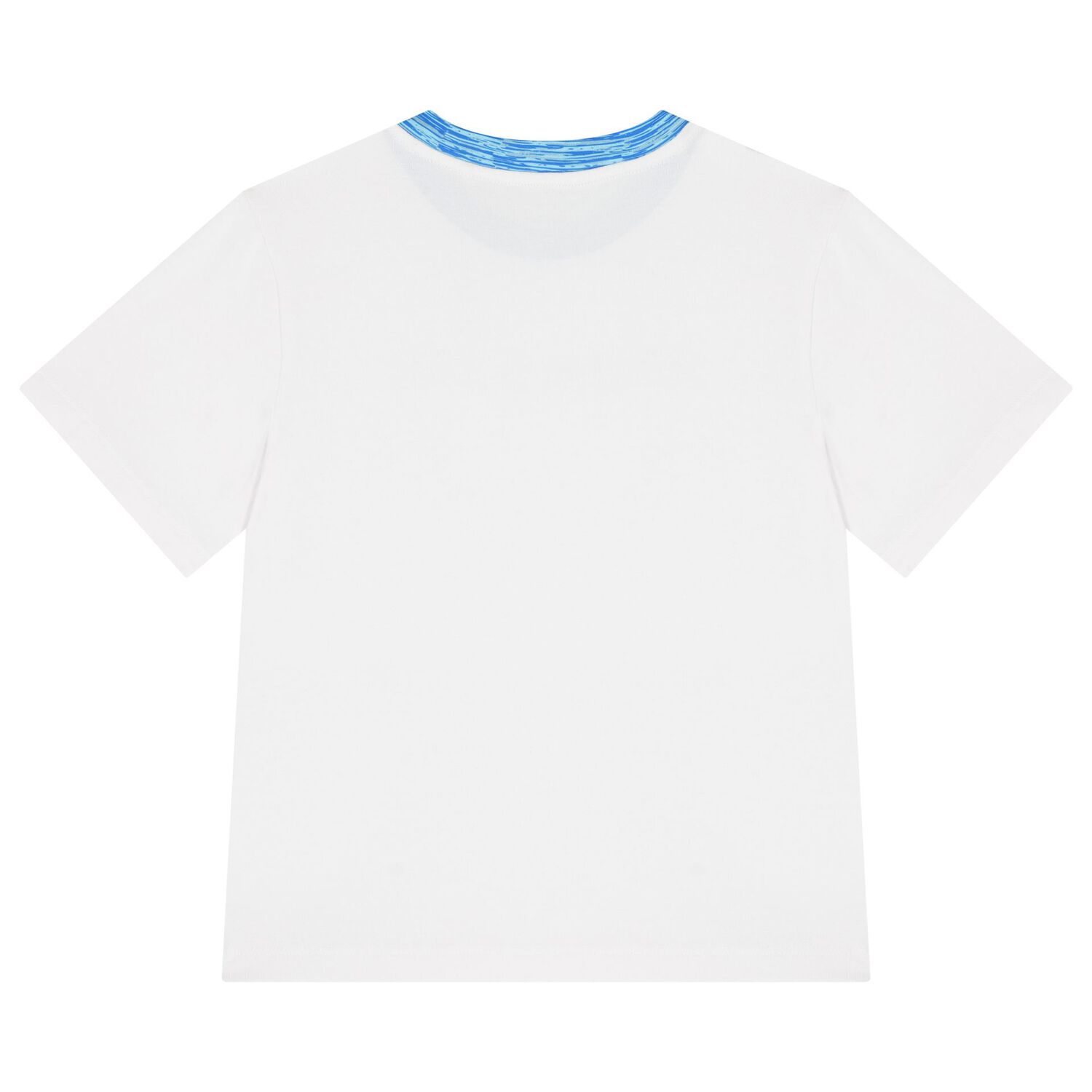 تيشيرت أولاد بالشعار باللون الأزرق و الأبيض, 1, hi-res image number null